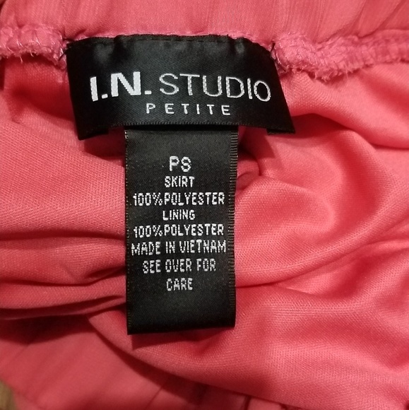 I.N. Studio women's accordion maxi skirt petite s - Picture 3 of 7